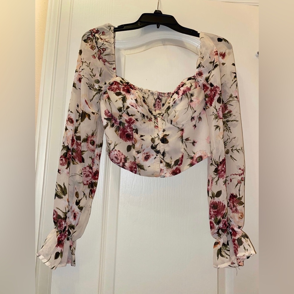 Floral Corset Top